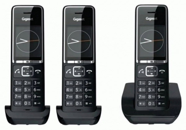 Gigaset Comfort 550 Trio RUS Black (3 трубки)