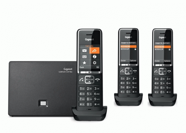 Gigaset Comfort 550A IP Trio Black (3 трубки)