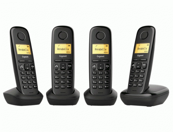 Siemens Gigaset A270 Quattro (4 трубки)