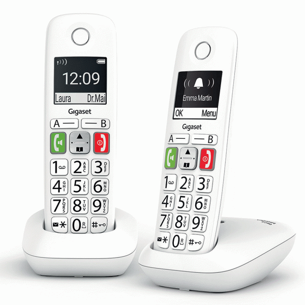 Siemens Gigaset E290 DUO White (2 трубки в комплекте)