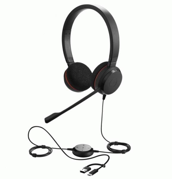Jabra EVOLVE 20 Stereo MS USB C/A adapter (4999-823-169)