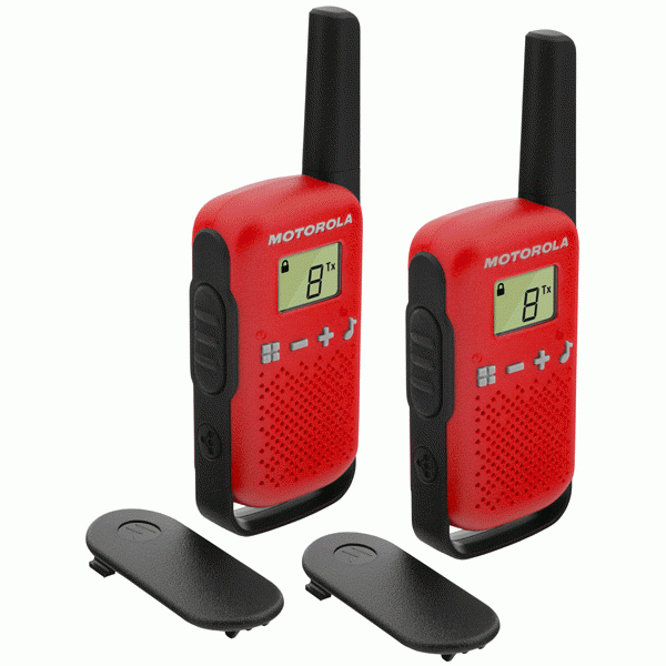 Motorola TALKABOUT T42 Twin Pack RED  2 