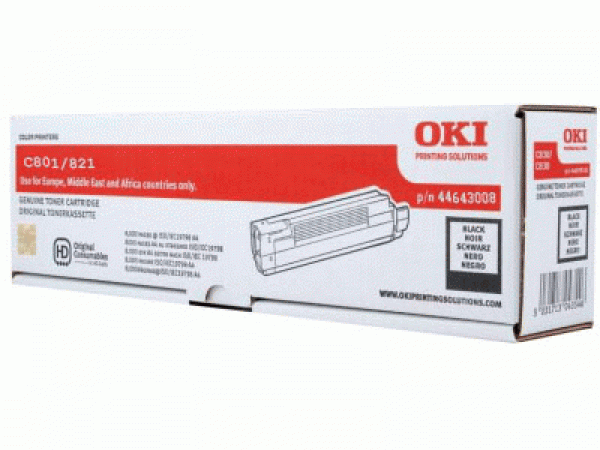 OKI 44643008/44643004 (C801/C821)Bk