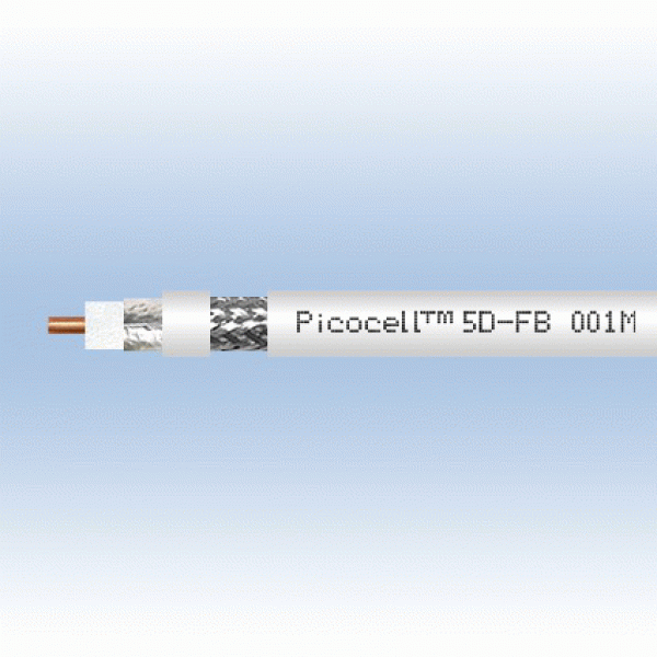 Кабель 5D-FB PVC (белый)