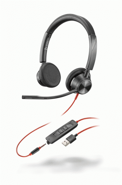 Plantronics Poly BlackWire 3325-M USB-C HS +USB-C/A(8X221AA)