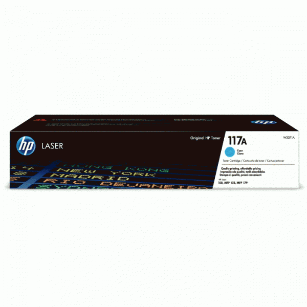 HP 117A (W2071A) голубой