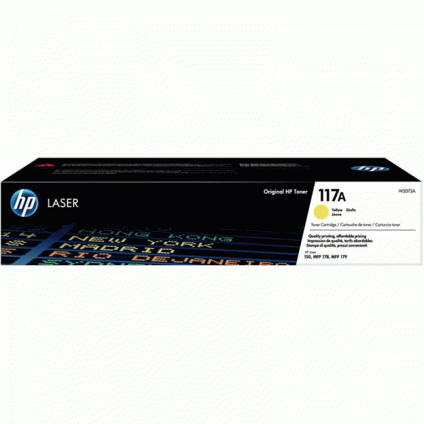 HP 117A (W2072A) желтый