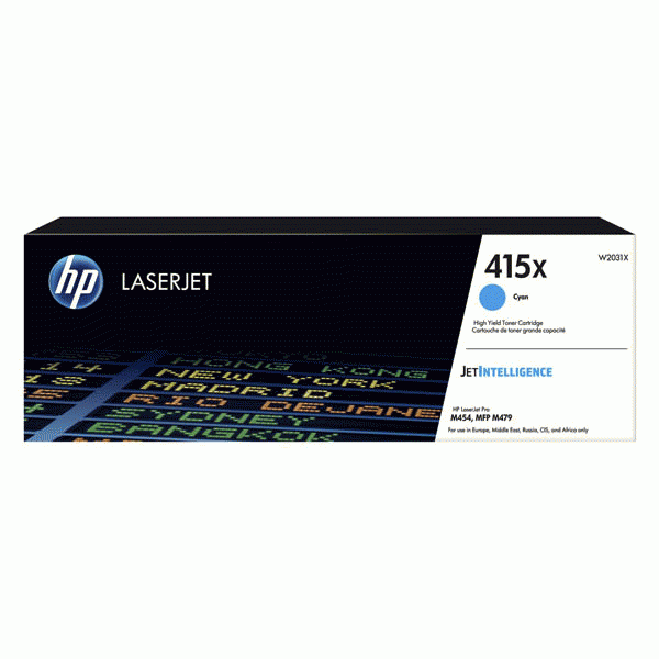 HP 415X (W2031X) голубой 