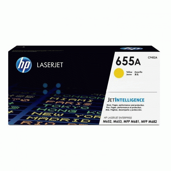 HP 655A (CF452A) желтый