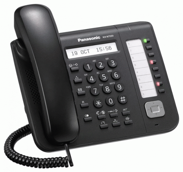 Panasonic KX-NT551RUB черный