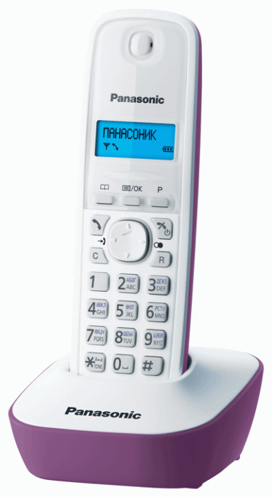 Panasonic KX-TG1611RUF сиреневый