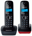 Panasonic KX-TG1612RU3 серый/красный
