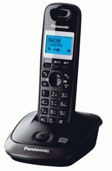 Panasonic KX-TG2521RUT темно-серый металлик