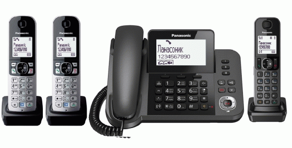 Panasonic KX-TGF320 RUM Trio (3 доп. радиотрубки в комплекте)