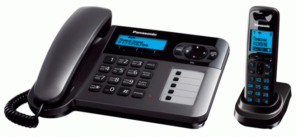 Panasonic KX-TG6451RUT (темно-серый металлик)