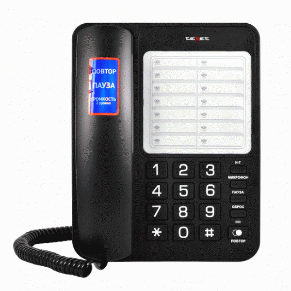 teXet TX-234 черный
